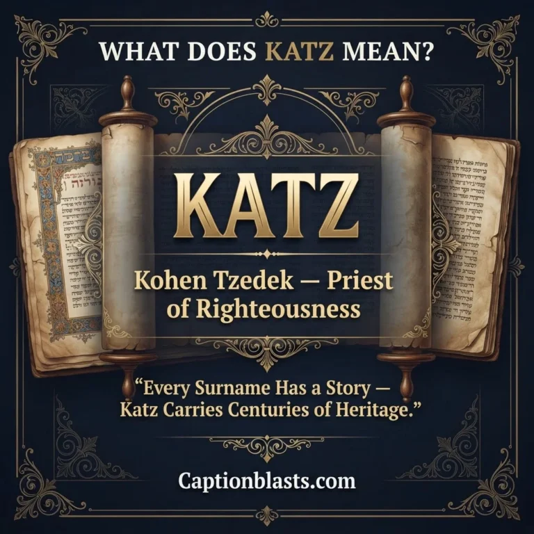 Katz Meaning