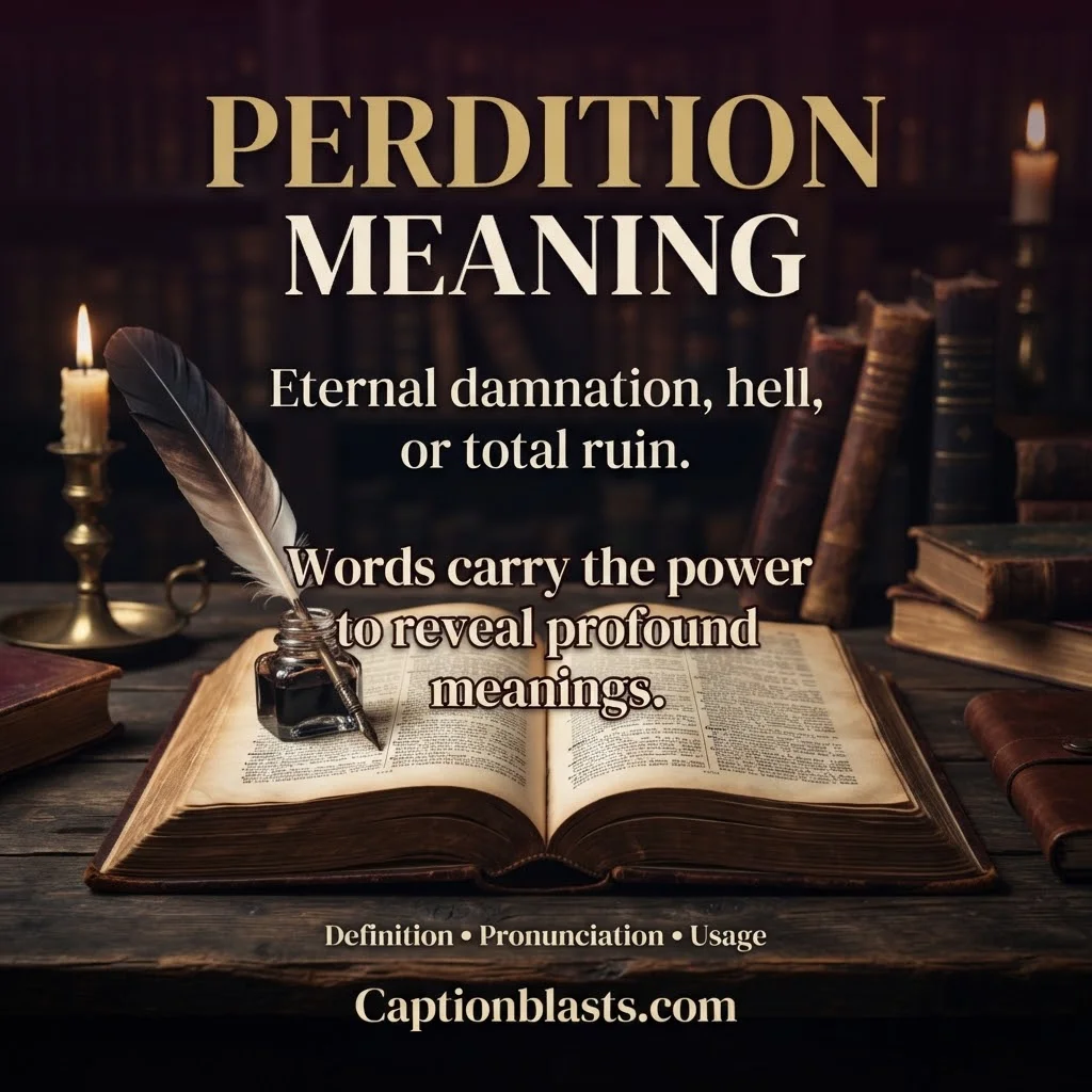 Perdition Meaning
