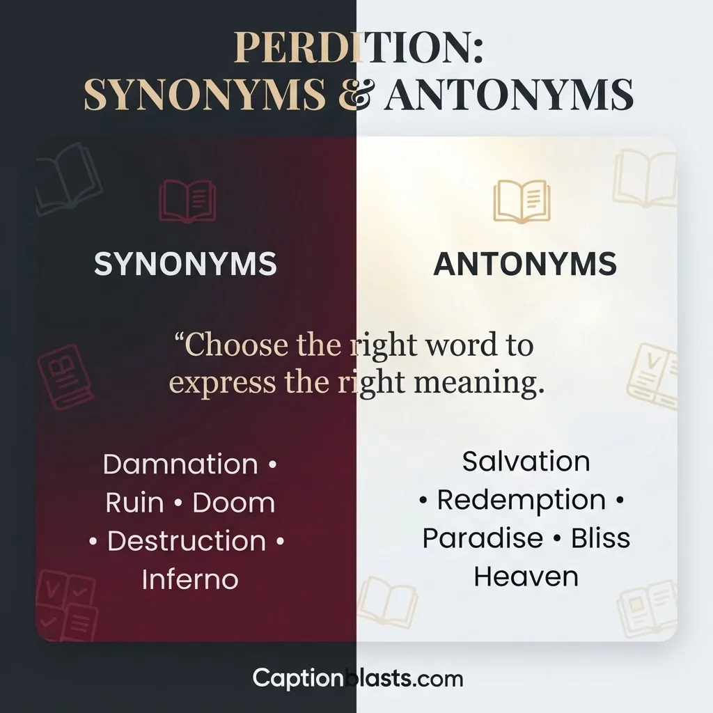 Perdition Origin and Biblical Meaning