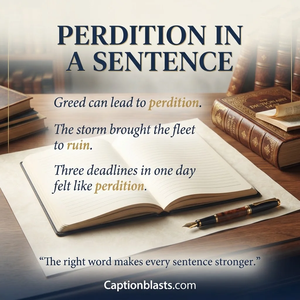 Perdition Synonyms and Antonyms