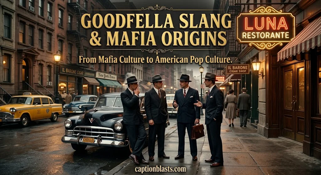 Slang and Mafia Origins