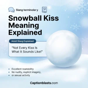 Unlocking the Snowball Kiss Meaning
