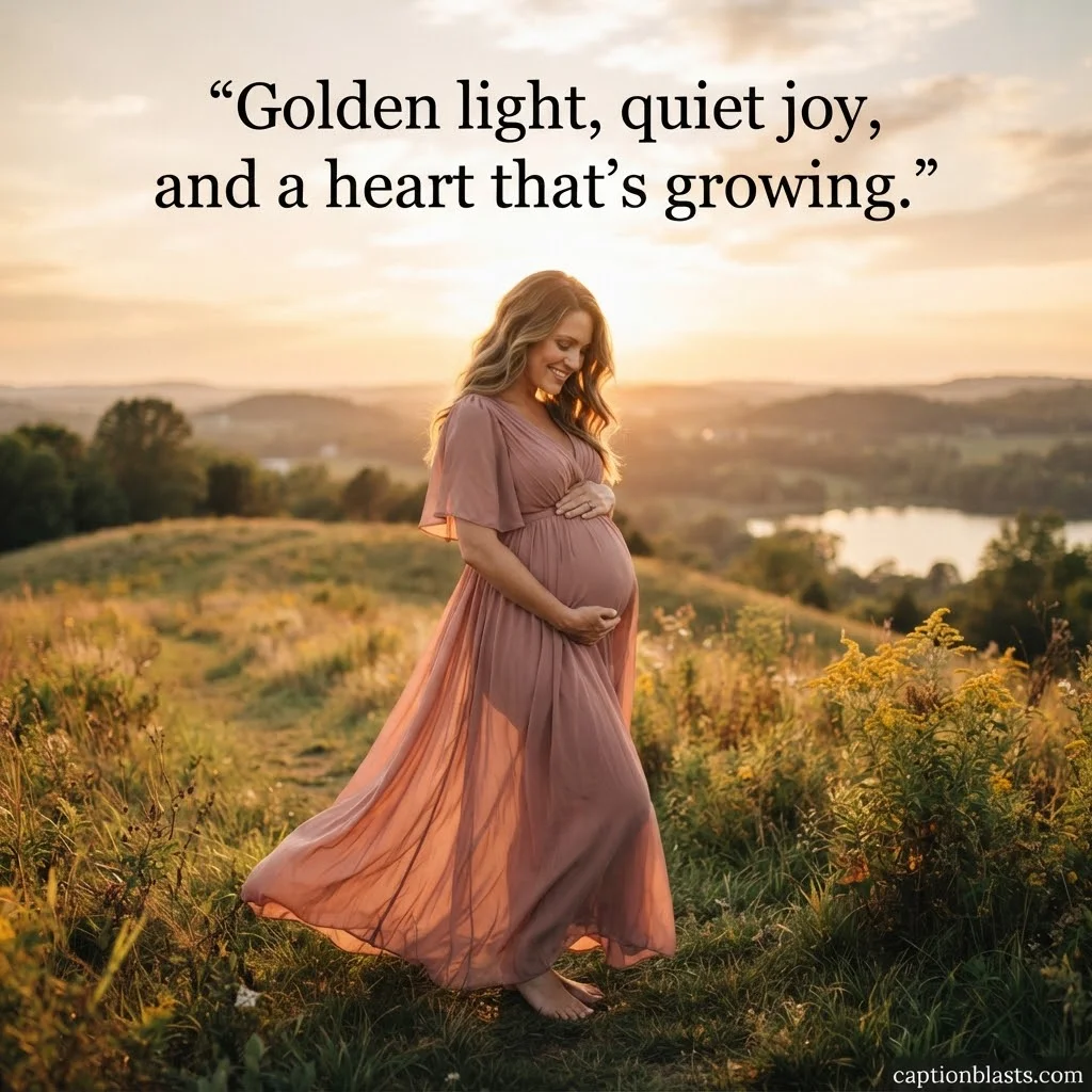 What Are Maternity Captions for Photos and How to Write One