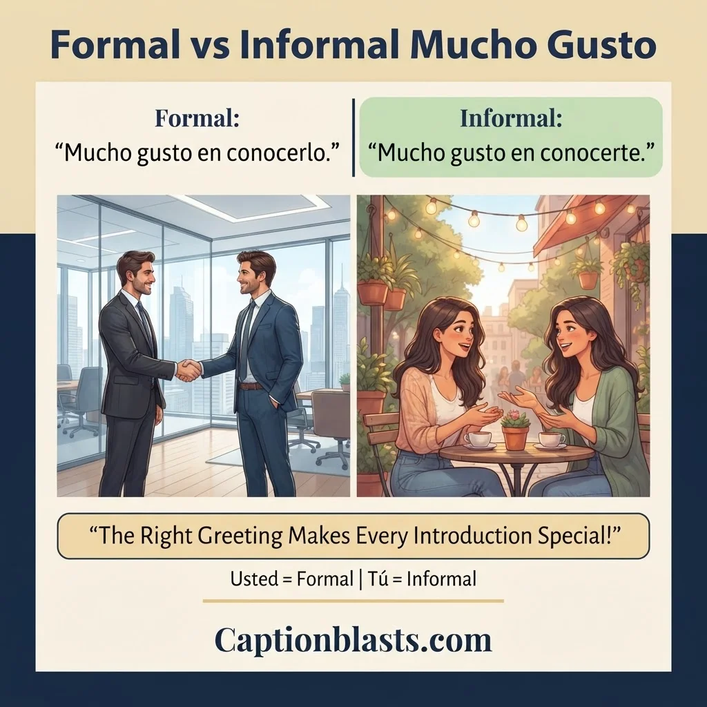 What Does Mucho Gusto Mean in English